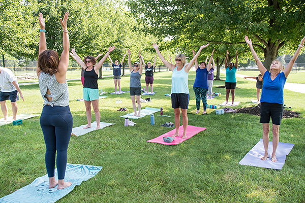 Hub for corporate fitness classes